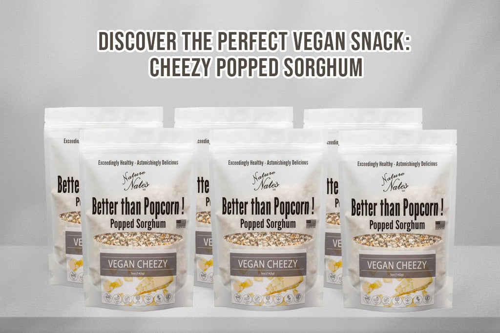 Discover the Perfect Vegan Snack: Cheezy Popped Sorghum