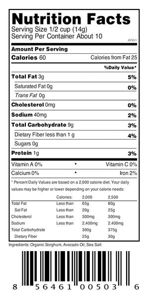 Popped Sorghum Vegan Variety 5-Pack