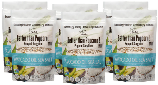 Popped Sorghum Avocado Oil  & Sea Salt