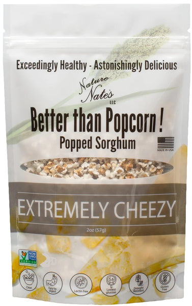Popped Sorghum Extremely Cheezy