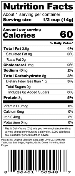 Popped Sorghum Vegan Variety 5-Pack