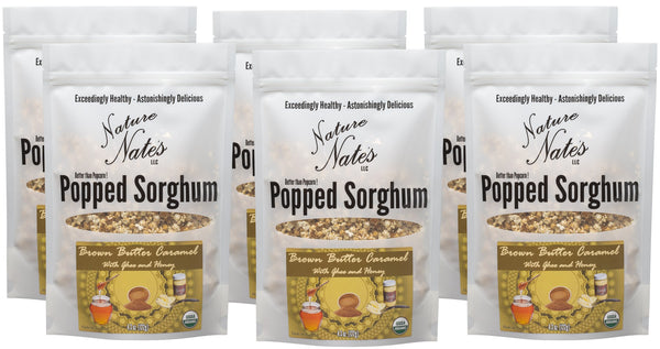 Popped Sorghum Brown Butter Caramel