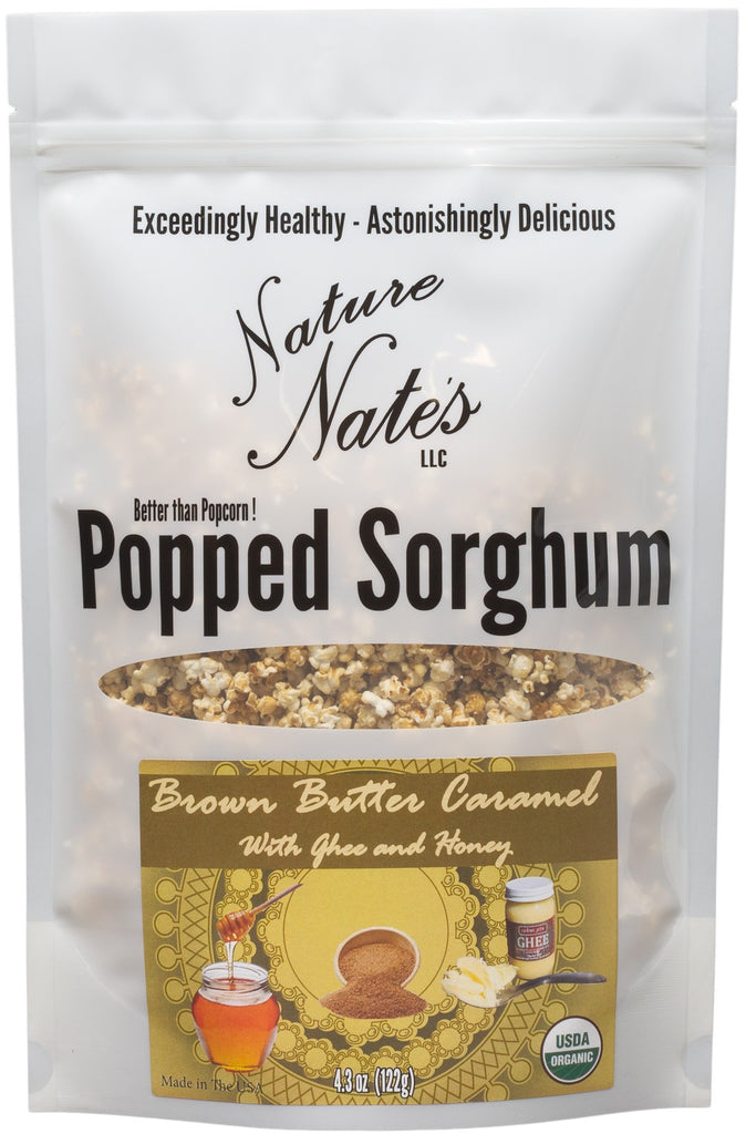 Popped Sorghum Brown Butter Caramel