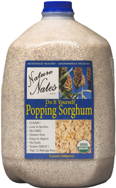   Organic Popping Sorghum, DIY Do It Yourself - 6 lb – Nature Nate's LLC