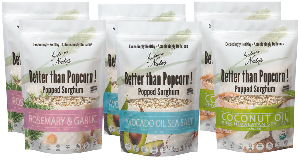 Popped Sorghum Vegan Trio