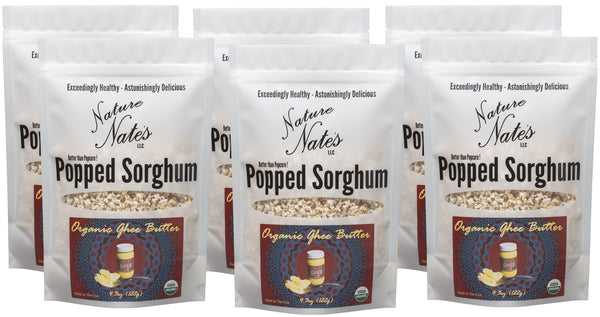 Organic Popped Sorghum with Ghee Butter