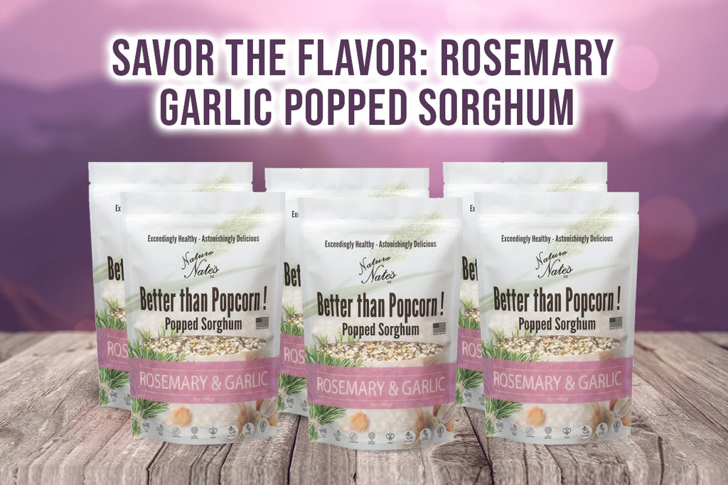 Savor the Flavor: Rosemary Garlic Popped Sorghum