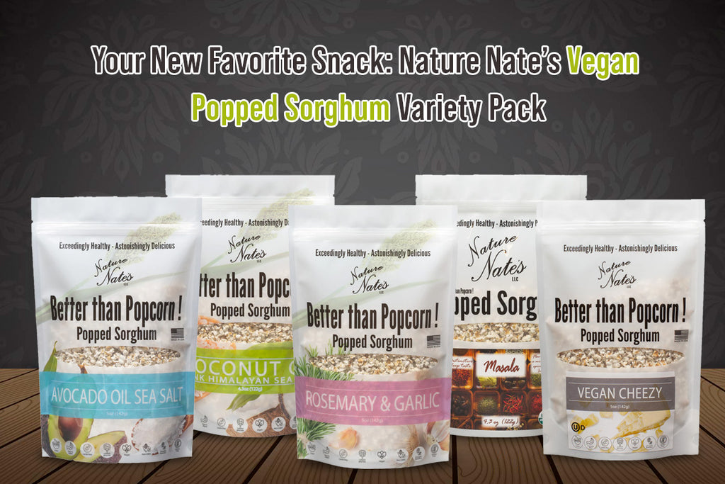 Your New Favorite Snack: Nature Nate’s Vegan Popped Sorghum Variety Pack