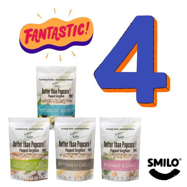 Popped Sorghum Starter Pack (Pack of 4)