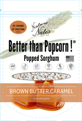 Popped Sorghum Brown Butter Caramel