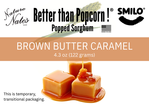 Popped Sorghum Brown Butter Caramel