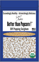 Organic Popping Sorghum, DIY Do It Yourself - 15 oz