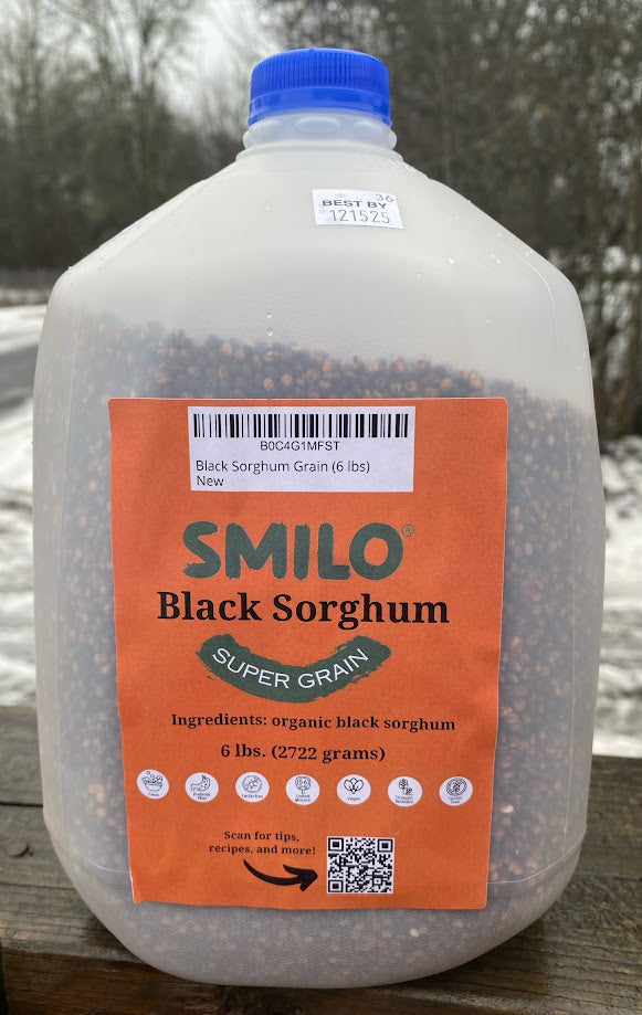 Organic Black Sorghum Grain - 6 lb *NOT FOR POPPING*