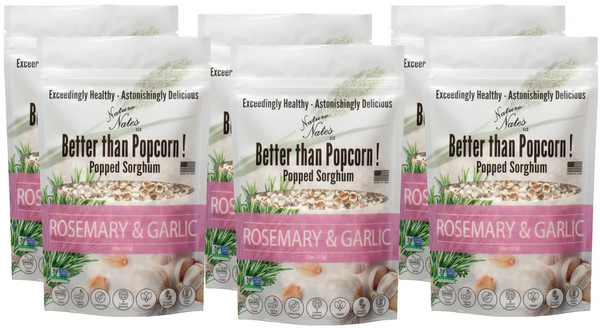 Popped Sorghum Rosemary & Garlic