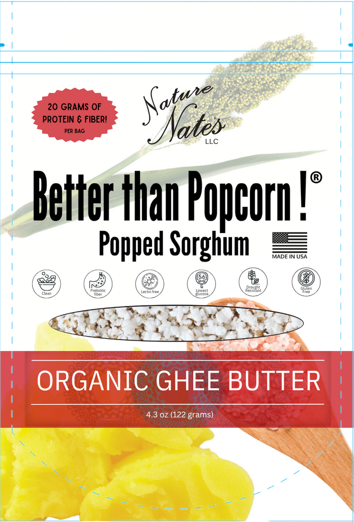 Popped Sorghum with Ghee Butter