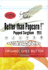 Popped Sorghum with Ghee Butter