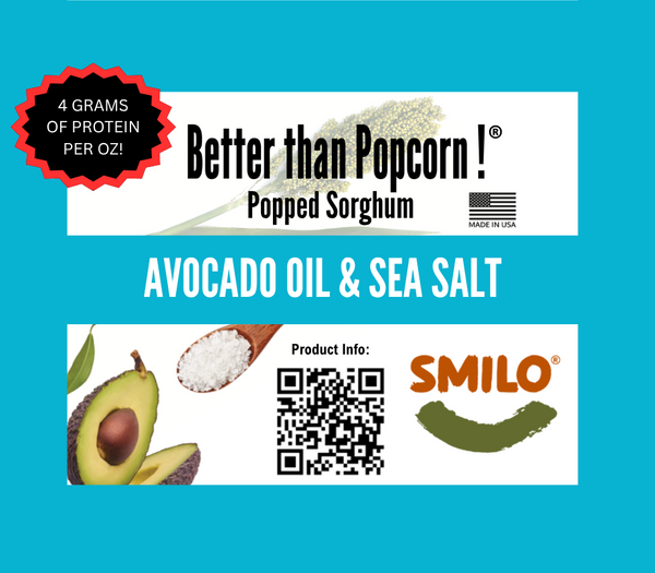 Avocado Oil & Sea Salt Popped Sorghum Fun Size 100 Pack