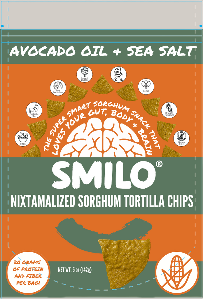 SMILO Sorghum Chips Avocado Oil & Sea Salt