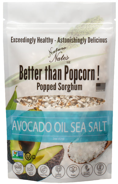 Popped Sorghum Avocado Oil  & Sea Salt