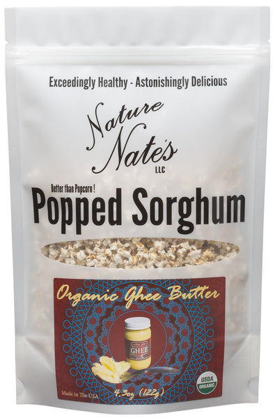 Organic Popped Sorghum with Ghee Butter